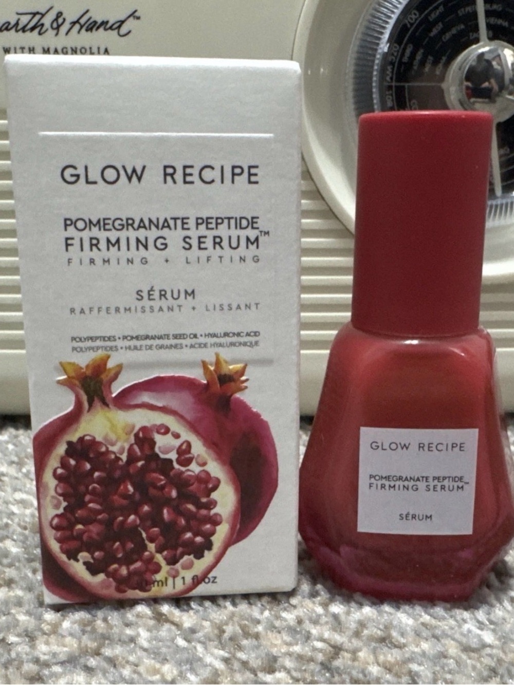 Glow Recipe Pomegranate Peptide Firming Serum Skin Lifting Hydrating